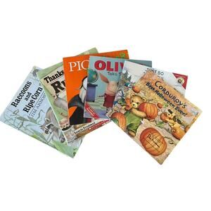 Fall Halloween Thanksgiving Picture Book Lot Read Alouds